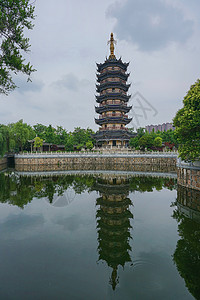 愚乐大惠战如皋著名景点定惠禅寺背景