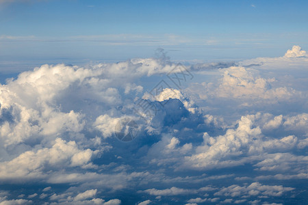 纯净的空气蓝天白云素材背景