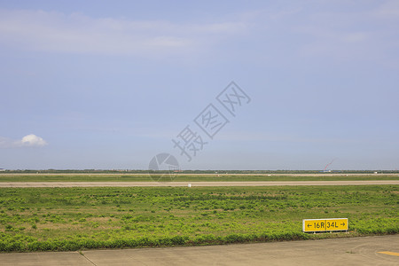 飞机跑道背景图片