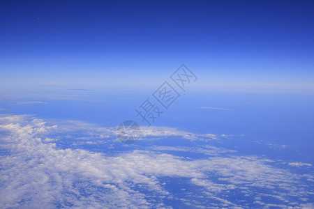 纯净的空气蓝天白云素材背景