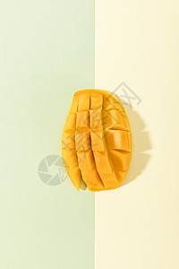 夏季新鲜芒果芒果汁背景图片