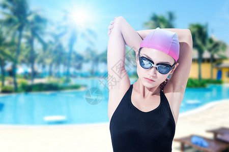 运动太阳镜夏季游泳设计图片