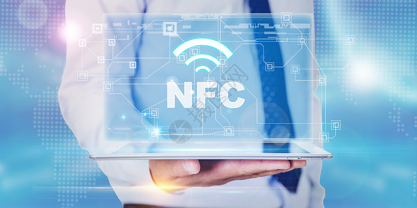 无线通讯技术NFC创意科技设计图片