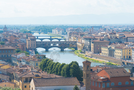 意大利佛罗伦萨古城风光背景图片