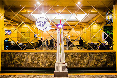 曼谷酒店泰国曼谷拜约克摩天塔模型背景