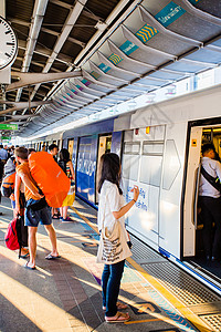 曼谷地铁上地铁上地高清图片