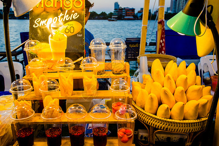 水果店铺素材曼谷饮品背景