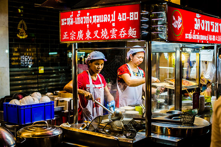 曼谷街头小吃高清图片