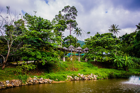 苏梅岛河道苏梅岛风景背景