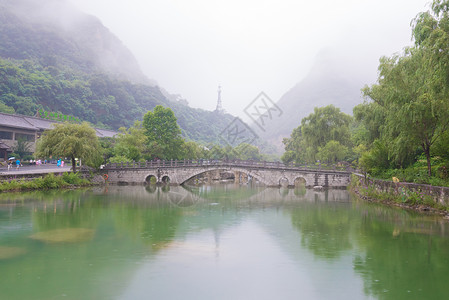 河南云台山风光背景图片