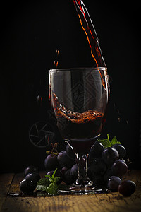 原汁鲜酿干红葡萄酒背景