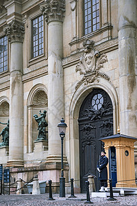瑞典斯德哥尔摩皇宫护卫背景