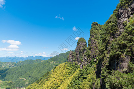 浙江丽水遂昌古镇南尖岩景区背景图片