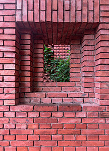 红砖美术馆室外设计背景图片