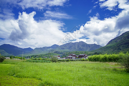 大理丽江风景洱海拉市海花海背景图片