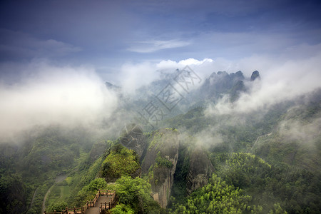 湖南崀山风景区背景