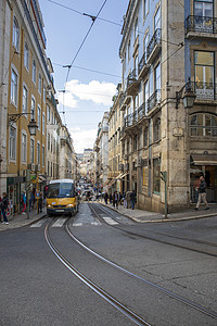 里斯本街景葡萄牙里斯本风光背景