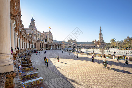 西班牙广场欧洲西班牙高清图片
