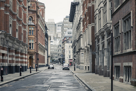 伦敦图标伦敦街景背景
