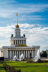 莫斯科国民经济成就展览中心背景