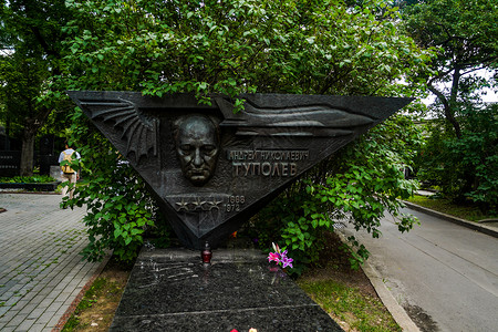 切科夫俄罗斯莫斯科新圣女公墓背景