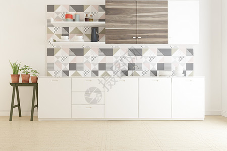 卧室瓷砖厨房空间设计设计图片