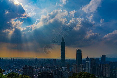 台北101的城市高清图片