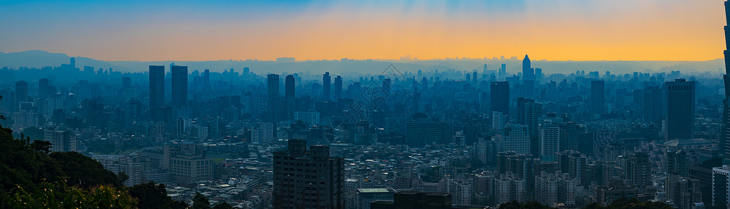 森林台北台北全景高清图片