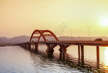 云南昆明滇池跨海大桥背景