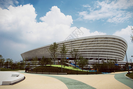 中国苏州奥林匹克体育中心高清图片