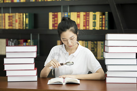 女学生高考复习背景图片