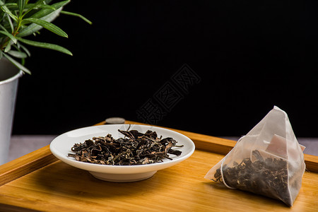 乌龙茶茶汤袋泡茶背景