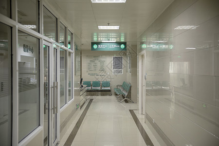 医院走廊背景图片