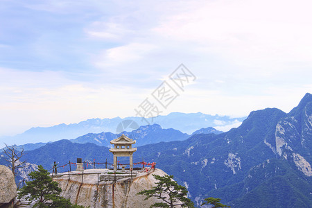 五岳嵩山陕西西安华山背景