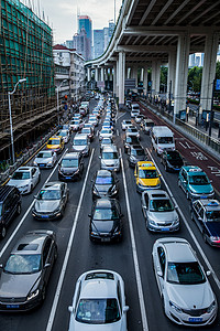 道路交通繁忙背景图片