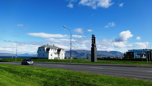 冰岛hofoi小屋是当年东西方会谈结束冷战的地方高清图片