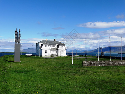 上新结束素材冰岛hofoi小屋是当年东西方会谈结束冷战的地方背景