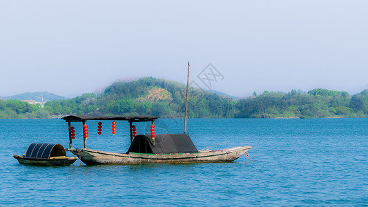 江苏溧阳天目湖景区自然风光背景