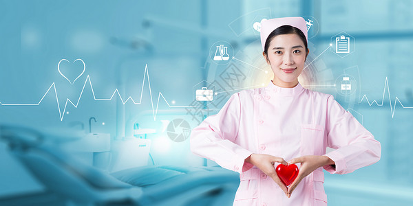 爱心护士形象图片关爱健康设计图片