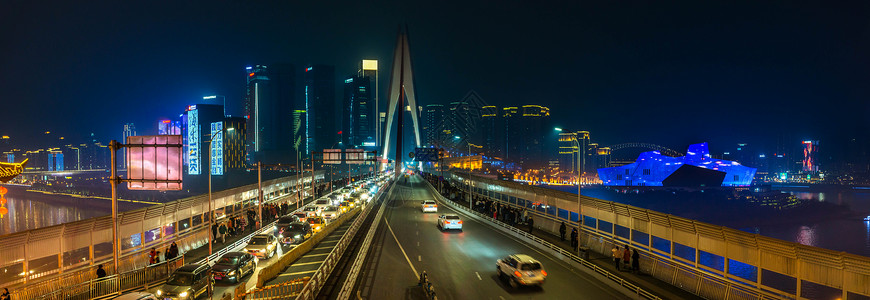 重庆千厮门大桥夜景图片