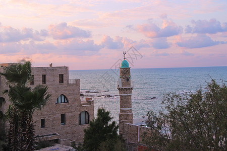 以色列特拉维夫清真寺背景图片