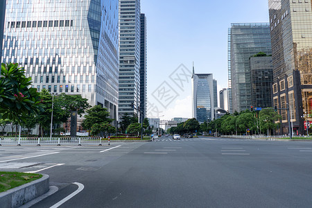 广州城市城市中午高清图片