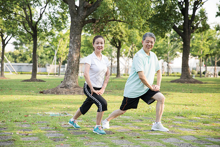 养生长寿老年人运动锻炼背景
