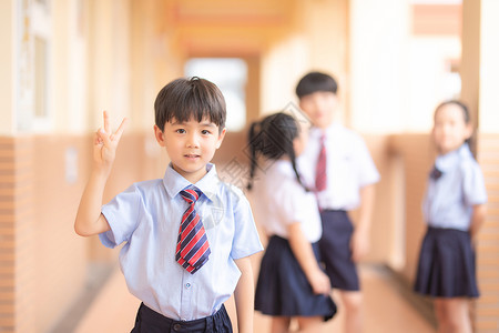 小学生肖像肖像学校高清图片