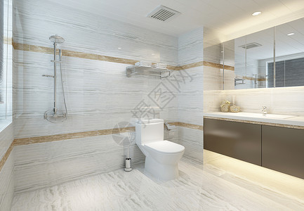 防淋浴现代卫生间设计图片