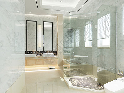 后现代淋浴房高清图片