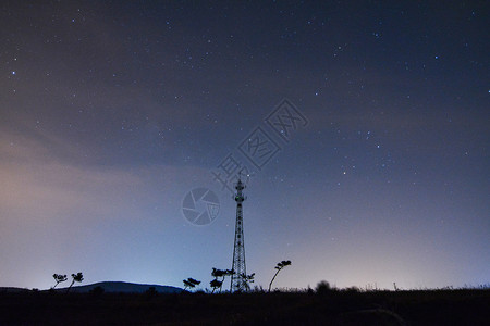 夜空戈壁星空高清图片