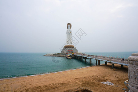 三亚南海观音三亚南山海上观音背景