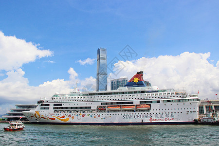 香港维多利亚港游轮图片