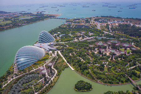 新加坡空中花园背景